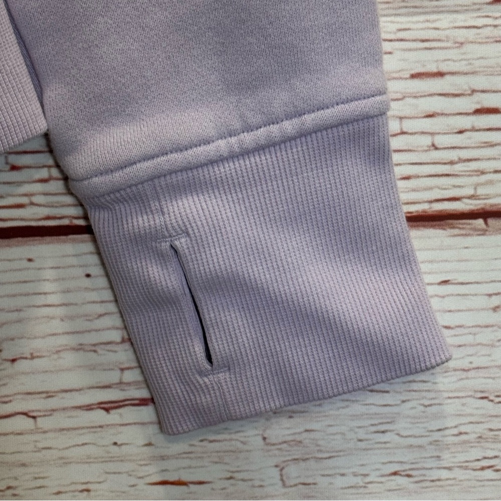 Lululemon Scuba Hoodie Light Cotton Fleece in Lavender Dew Sz 8 - Picture 8 of 15